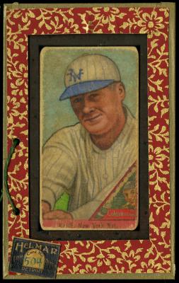 Picture, Helmar Brewing, T206-Helmar Card # 504, Bennie Kauff, Bat forward, New York Giants